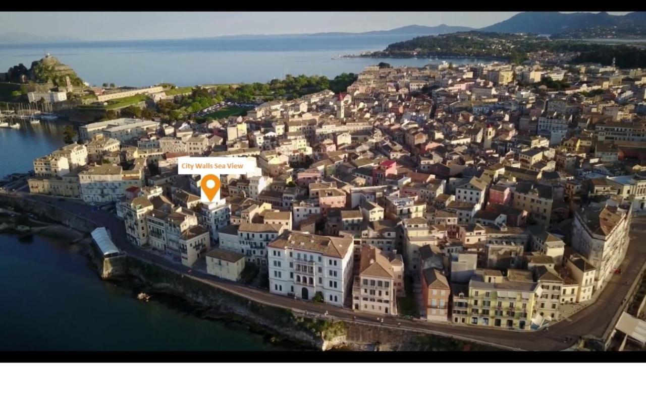 City Walls Sea View Corfu  Luaran gambar